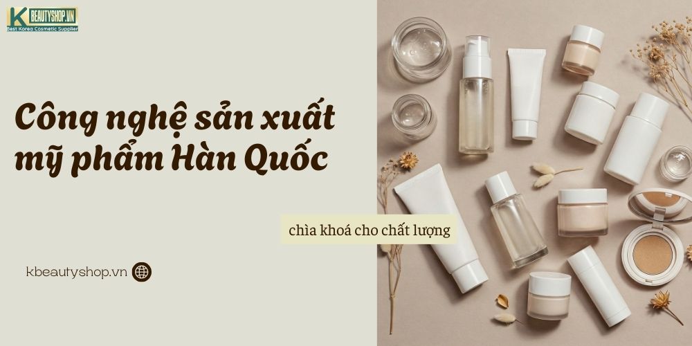 Công nghệ sản xuất mỹ phẩm Hàn Quốc - Chìa khoá chất lượng