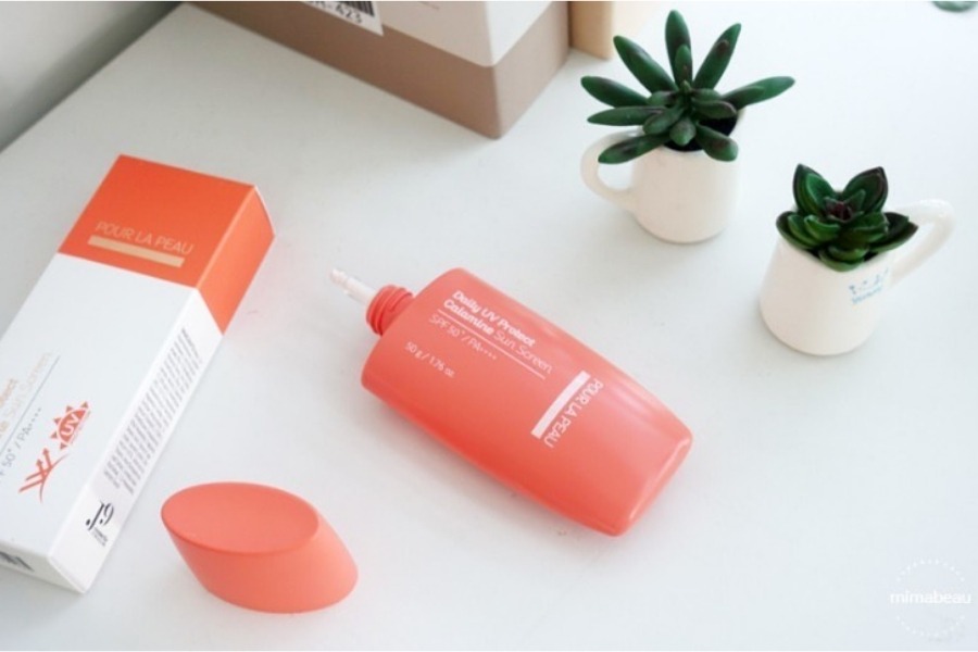 Kem chống nắng Pour La Peau Daily UV Protect Calamine Sun Screen SPF50+ PA++++ 50g