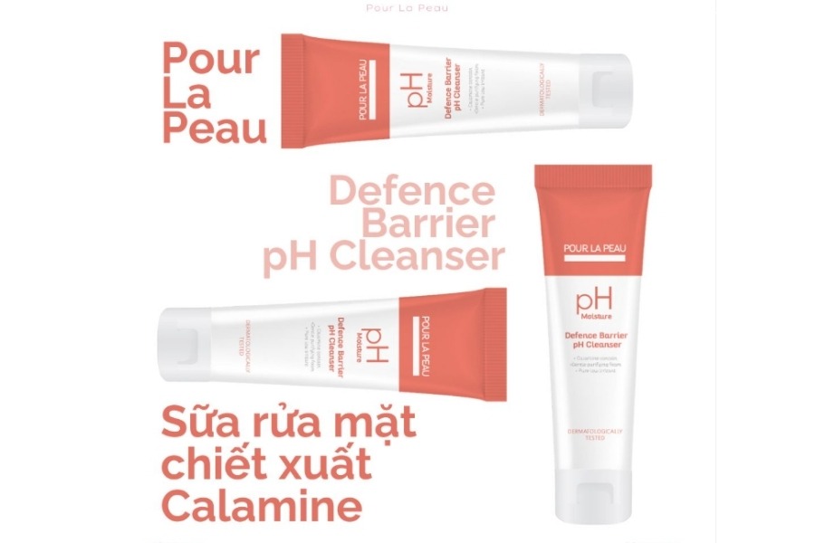 Sữa rửa mặt Pour La Peau Defence Barrier PH Cleanser 120ml