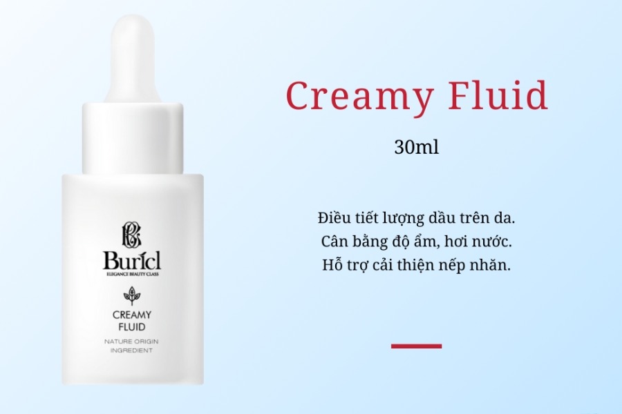 Tinh chất dưỡng trắng da Buricl Creamy Fluid 30ml