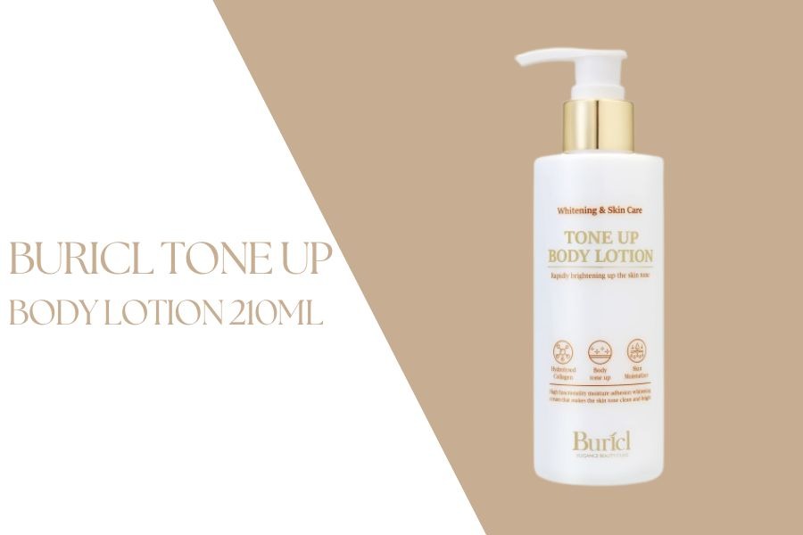 Kem dưỡng trắng nâng tông da toàn thân Buricl Tone Up Body Lotion 210ml