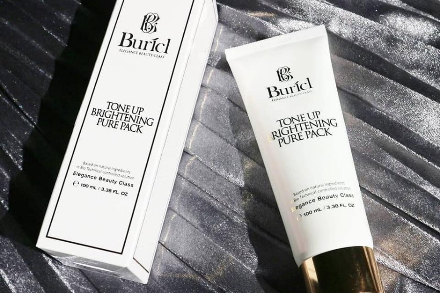 Mặt nạ dưỡng trắng da Buricl Tone up Brightening Pure Pack 100ml