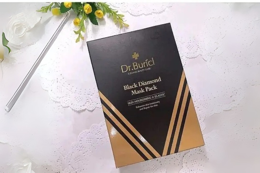 Mặt nạ dưỡng trắng sáng chống lão hóa Dr.Buricl Black Diamond Mask Pack 20g