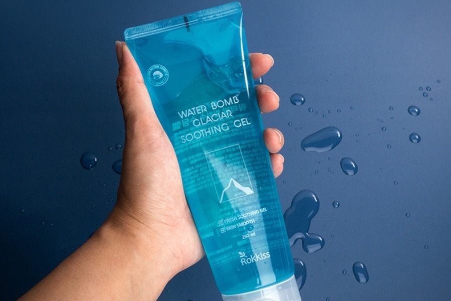 Gel dưỡng làm dịu da Rokkiss Water Bomb Glaciar Soothing Gel 250ml
