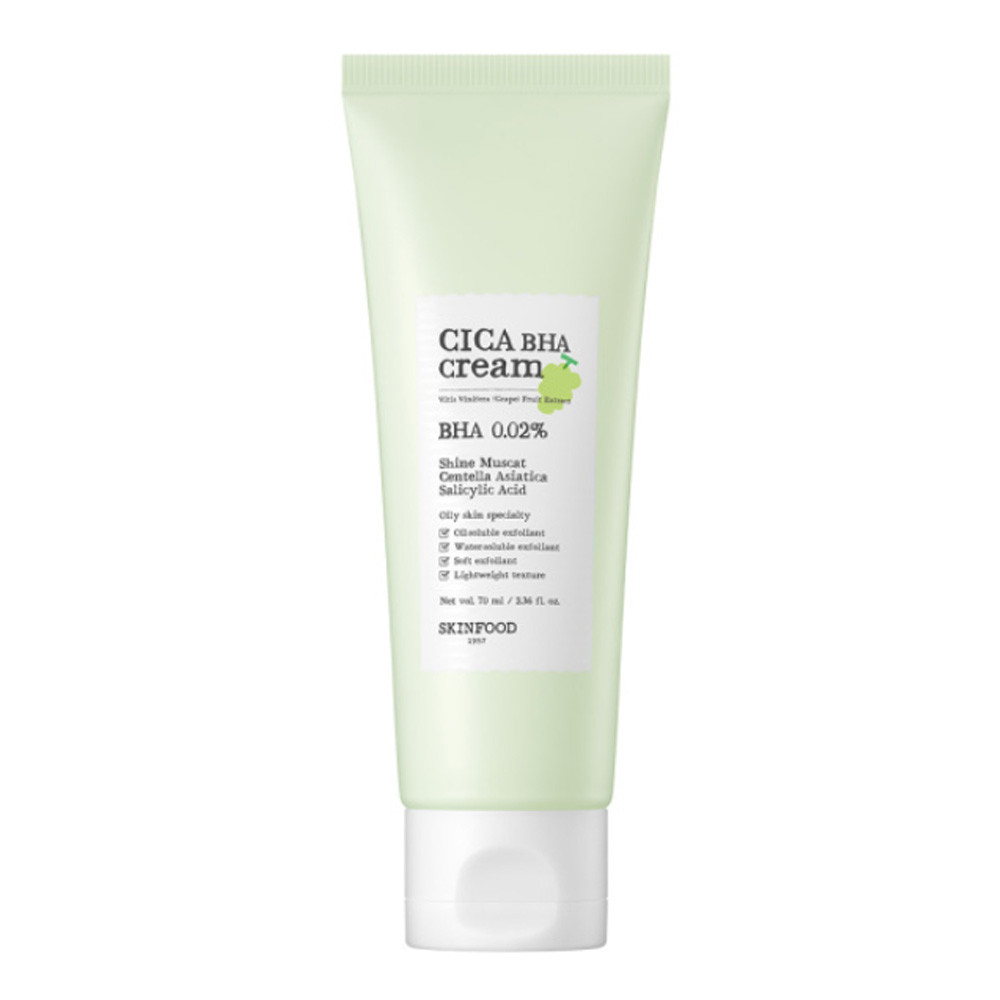 Kem dưỡng da trị mụn Skinfood Cica BHA Cream 70ml