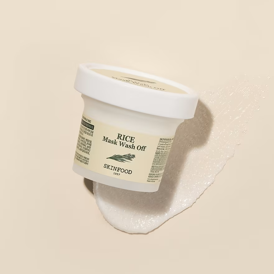 Mặt nạ dưỡng sáng da gạo Skinfood Rice Mask Wash Off 120g 1