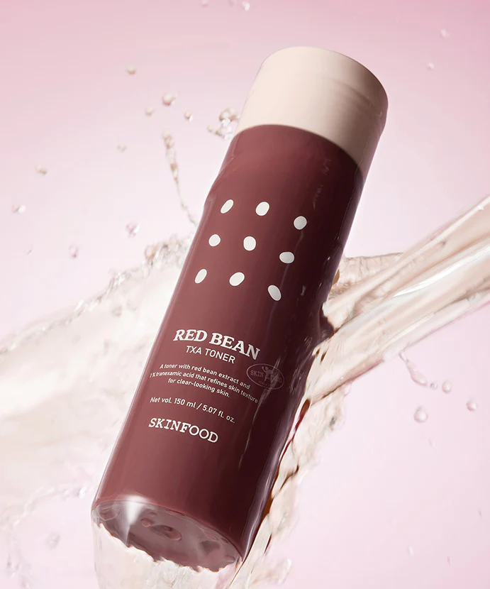 Nước hoa hồng dưỡng chống lão hóa da chiết xuất đậu đỏ Skinfood Red Bean Tranexamic Acid Toner 150ml