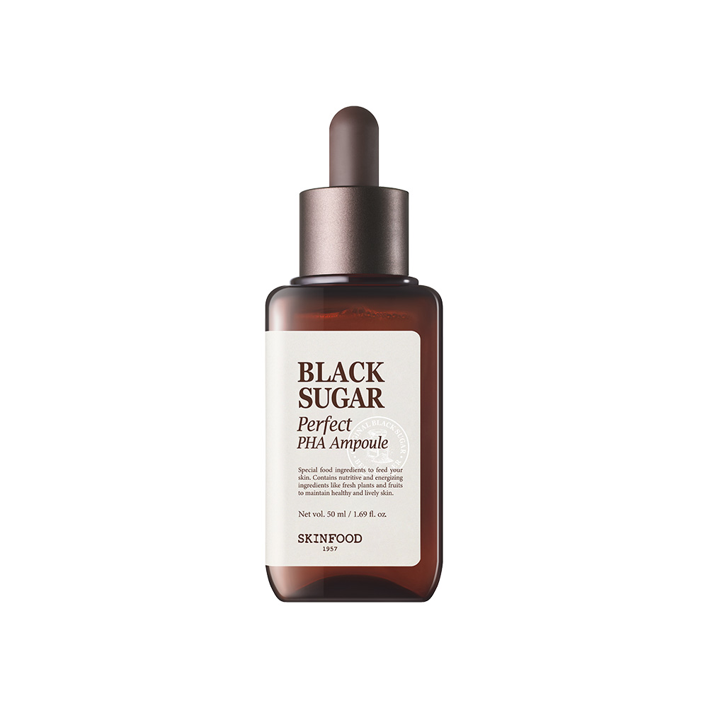 Tinh chất dưỡng da đường đen Skinfood Black Sugar Perfect PHA Ampoule 50ml