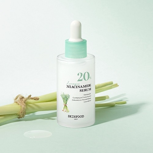 Tinh chất dưỡng trắng trị mụn tinh dầu xả Skinfood Lemongrass Niacinamide 20% Serum 50ml 1