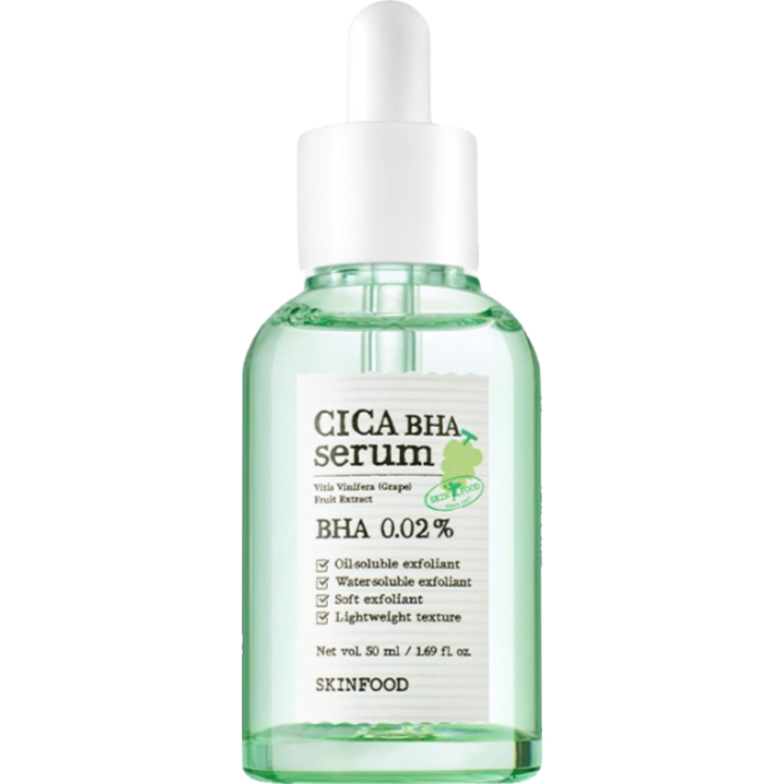 Tinh chất dưỡng trị mụn Skinfood Cica BHA Serum 50ml