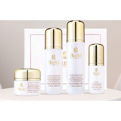 Bộ dưỡng trắng chống lão hóa da Buricl Hydro Luminous Perfect 4 items