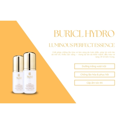 Tinh chất dưỡng trắng da chống lão hóa Buricl Hydro Luminous Perfect Essence 40ml