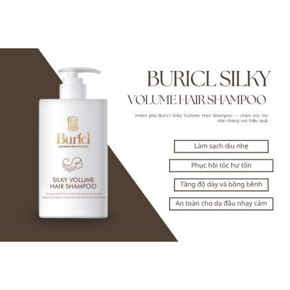 Dầu gội phục hồi tóc Buricl Silky Volume Hair Shampoo 300ml