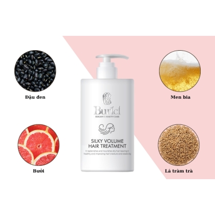 Kem dưỡng phục hồi tóc Buricl Silky Volume Hair Treatment 300ml