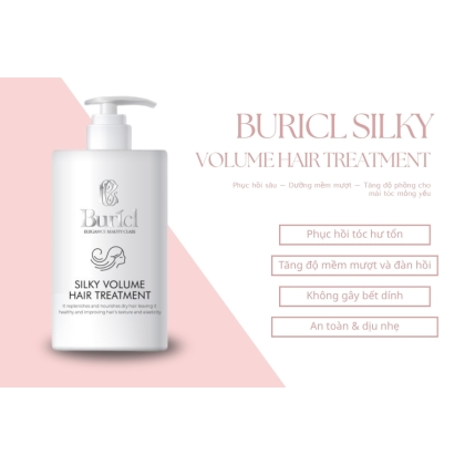Kem dưỡng phục hồi tóc Buricl Silky Volume Hair Treatment 300ml