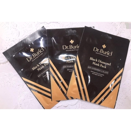 Mặt nạ dưỡng trắng sáng chống lão hóa Dr.Buricl Black Diamond Mask Pack 20g
