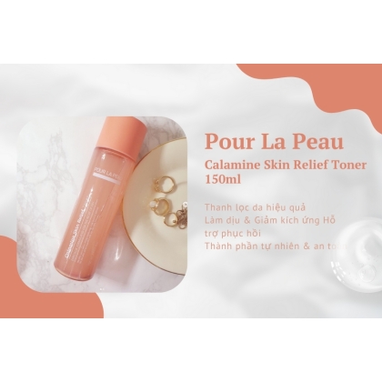 Nước hoa hồng cấp ẩm Pour La Peau Calamine Skin Relief Toner 150ml
