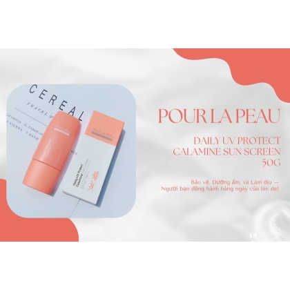 Kem chống nắng Pour La Peau Daily UV Protect Calamine Sun Screen SPF50+ PA++++ 50g
