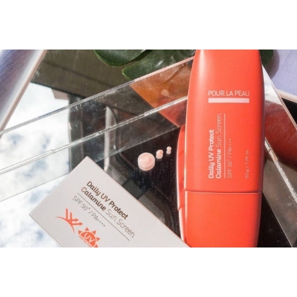 Kem chống nắng Pour La Peau Daily UV Protect Calamine Sun Screen SPF50+ PA++++ 50g
