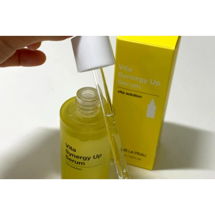 Bộ dưỡng trắng chứa vitamin C Pour La Peau Vita Synergy Up 3 items