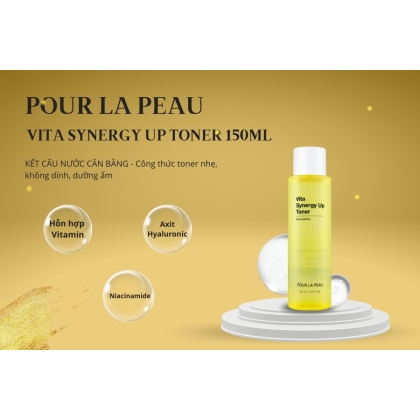 Nước hoa hồng Pour La Peau Vita Synergy Up Toner 150ml
