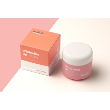 Bộ tinh chất dưỡng trắng và kem dưỡng nâng tông da Pour La Peau Whiteniing Up 2 Items