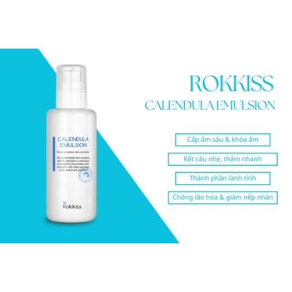 Sữa dưỡng trắng da Rokkiss Calendula Emulsion 150ml