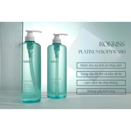 Sữa tắm dưỡng da Rokkiss Platinum Boby Wash 1000ml