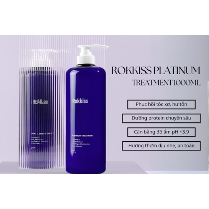 Dầu xã dưỡng tóc Rokkiss Platinum Treatment 1000ml