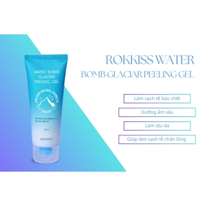 Tẩy da chết Rokkiss Water Bomb Glaciar Peeling Gel 150ml