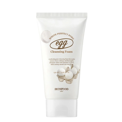 Sữa Rửa Mặt Se Khít Lỗ Chân Lông Skinfood Egg White Perfect Pore Cleansing Foam 150ml