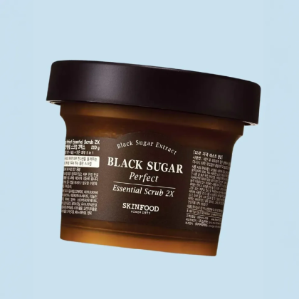 Tẩy Da Chết Skinfood Black Sugar Perfect Essential Scrub 2X 210g