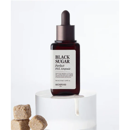 Tinh chất dưỡng da đường đen Skinfood Black Sugar Perfect PHA Ampoule 50ml