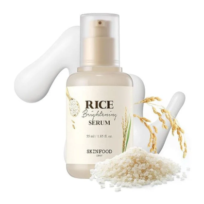 Tinh chất dưỡng trắng da chiết xuất gạo Skinfood Rice Brightening Serum 55ml